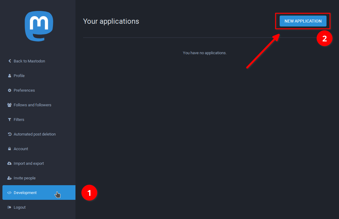 Mastodon Token